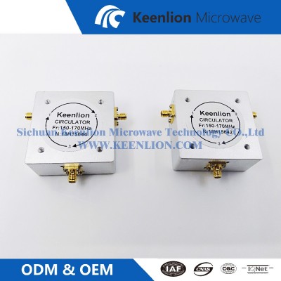 50W150-170MHz RF Microwave Circulator SMA-F 23dB Isolator